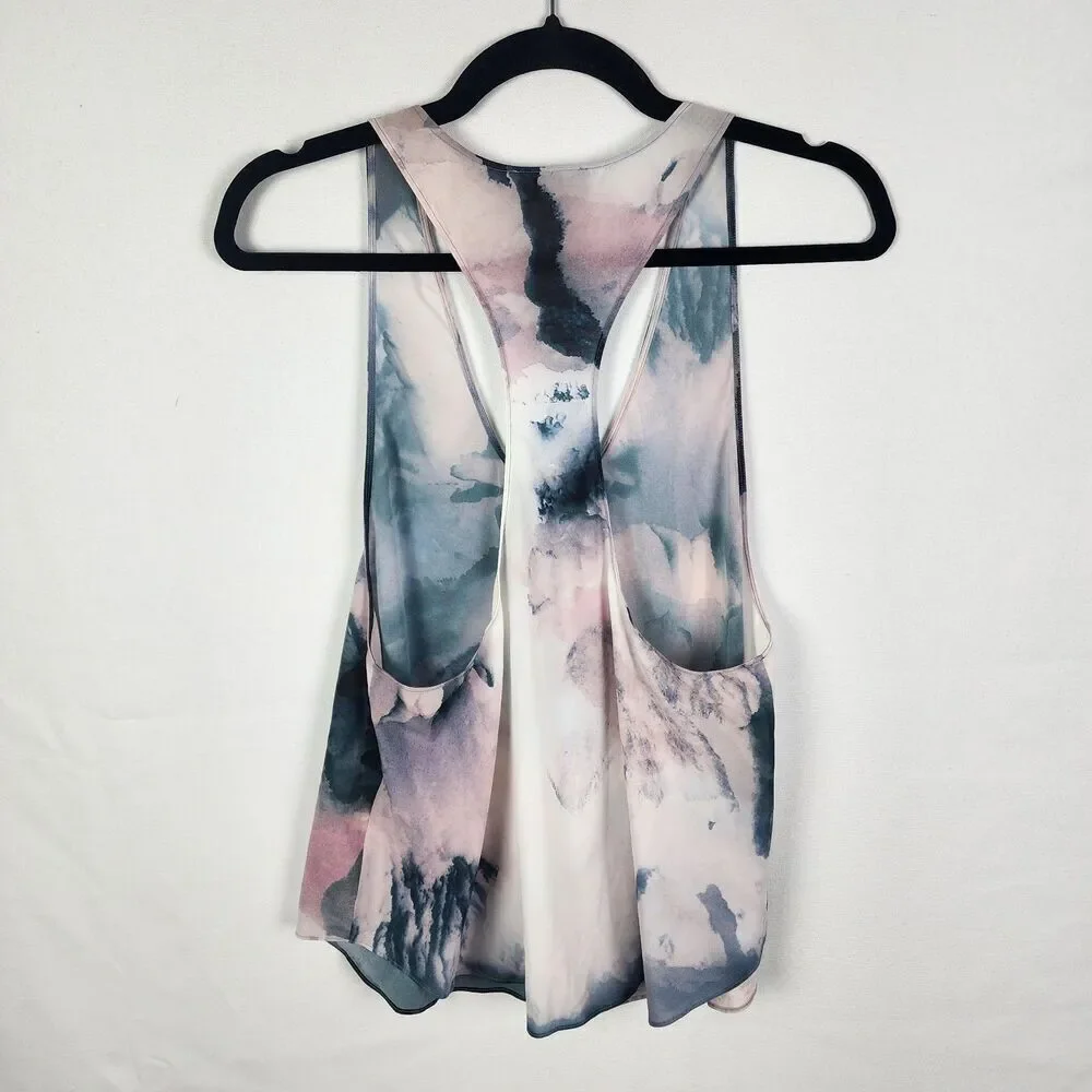 Carbon38 Watercolor Abstract Racerback Loghtweight Tank Top Size‎ Small Athletic - Picture 2 of 6